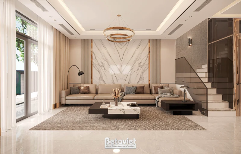 Mẫu nội thất biệt thự phong cách hiện đại 280m² tại Hải Phòng NT2009444