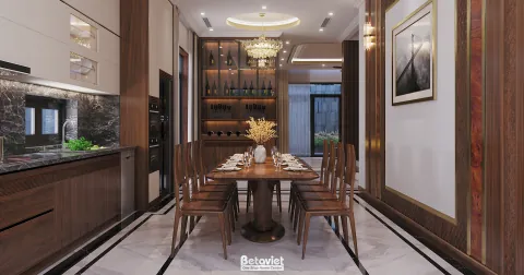Tủ Bếp Gỗ Tự Nhiên Cao Cấp Luxury — Hub 2026