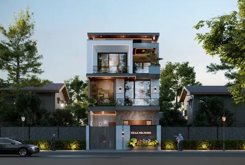 Nhà Phố Hiện Đại Cao Cấp 2026 — Kiến Trúc Luxury Từng Chi Tiết