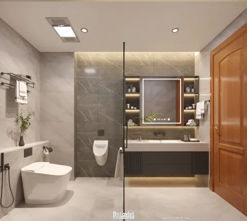 Thiết Kế Phòng Tắm Đẹp Sang Trọng - Giải Pháp Luxury Cho Biệt Thự & Nhà Cao Cấp