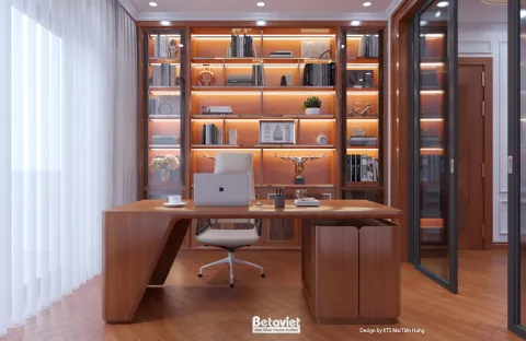 Decor Phòng Làm Việc Tại Nhà Luxury 2026 — Home Office Cao Cấp Trong Biệt Thự & Penthouse