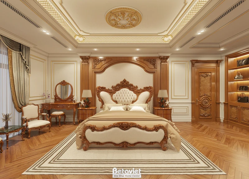 Phòng ngủ biệt thự cổ điển Hải Phòng 683m² — NT4104398