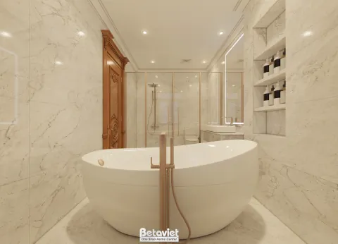 Thiết Kế Phòng Tắm Đẹp Sang Trọng - Giải Pháp Luxury Cho Biệt Thự & Nhà Cao Cấp